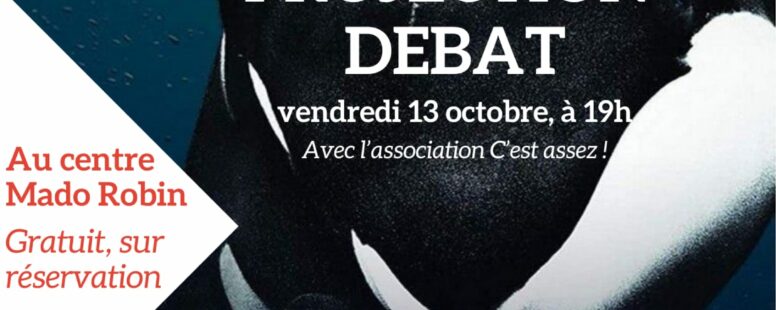 [13 octobre – 19h-21h] Projection du film « Blackfish 2 » et débat avec Christine Grandjean, Guillaume Meurice et Astrid Guillaume
