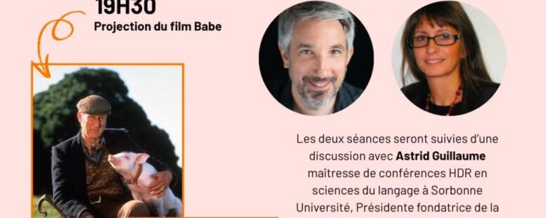 [Ciné-Débat – 28 juin 19h30] Les animaux sont-ils intelligents ? Débat avec Astrid Guillaume et Guillaume Meurice (Sorbonne Université et Cinéma Le Luxy)